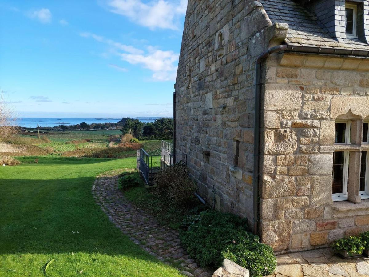 Вилла Breton Granite Stone House With Fantastic Sea Views Сен-Поль-де-Леон Экстерьер фото