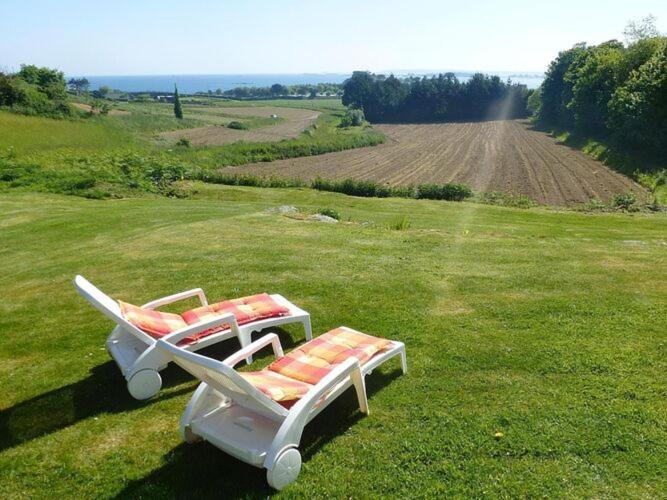 Вилла Breton Granite Stone House With Fantastic Sea Views Сен-Поль-де-Леон Экстерьер фото