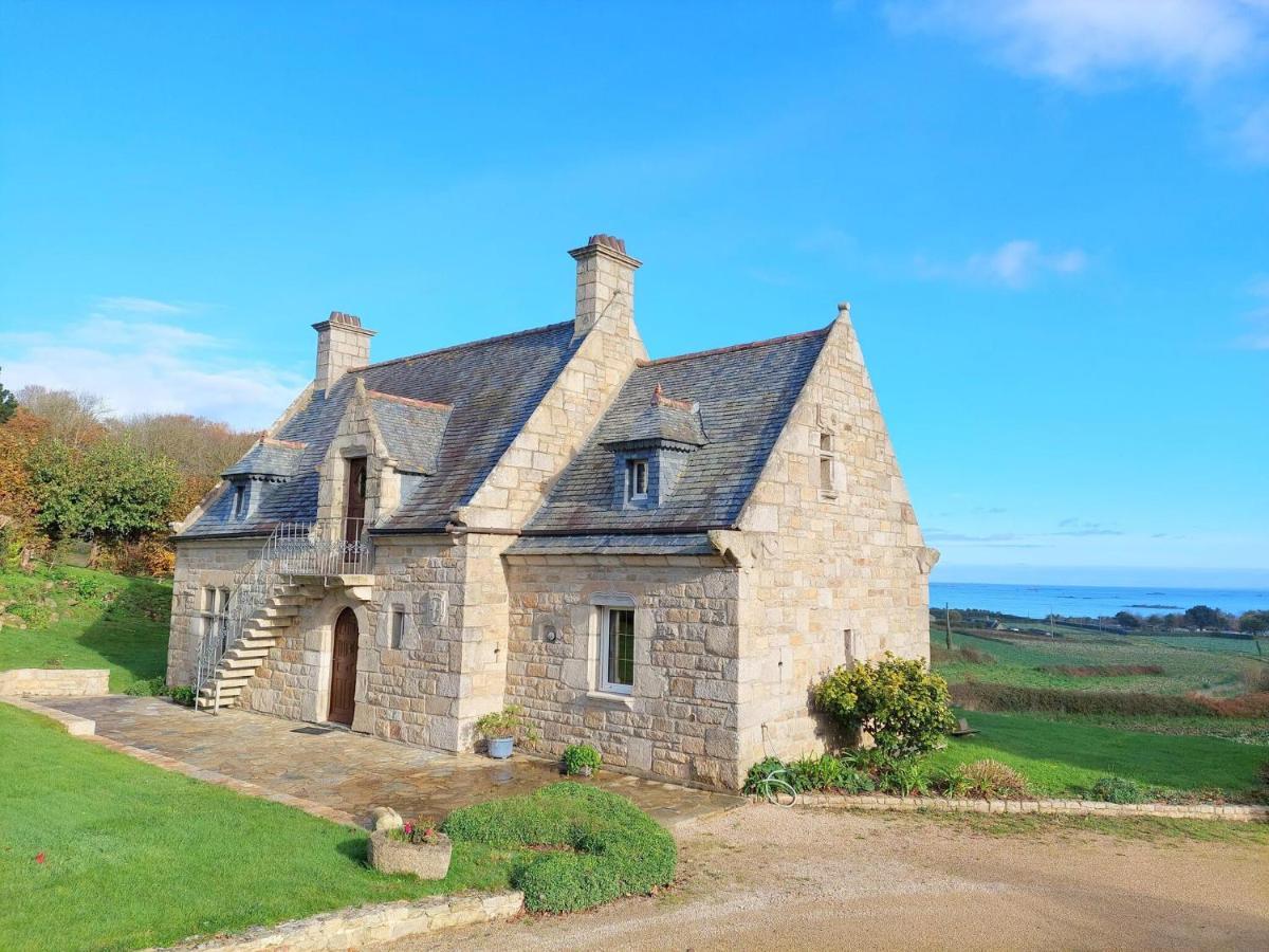 Вилла Breton Granite Stone House With Fantastic Sea Views Сен-Поль-де-Леон Экстерьер фото
