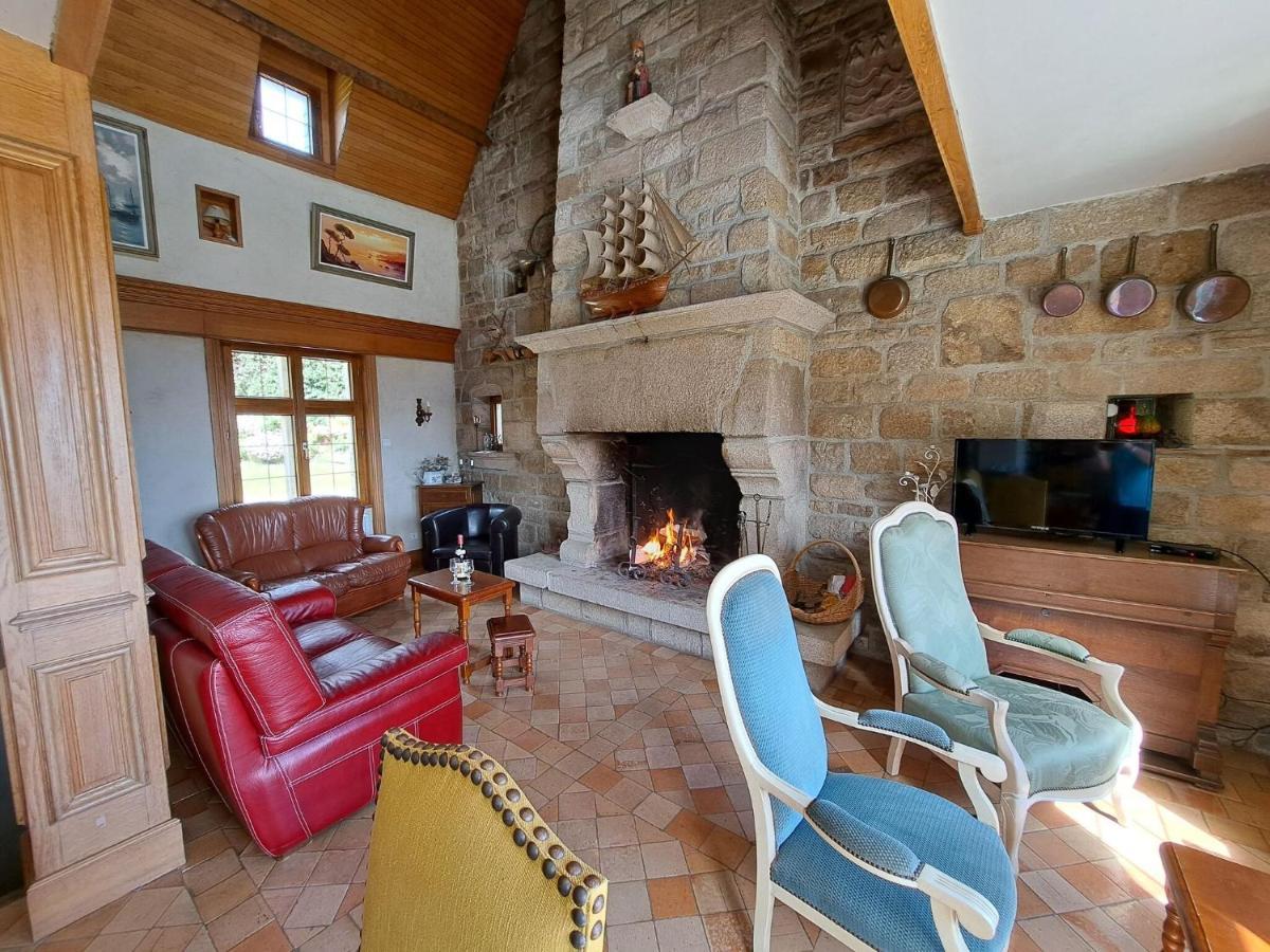 Вилла Breton Granite Stone House With Fantastic Sea Views Сен-Поль-де-Леон Экстерьер фото
