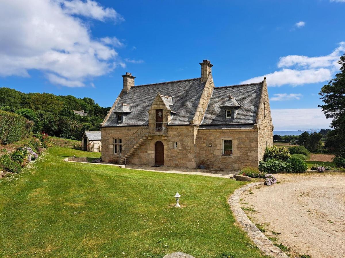 Вилла Breton Granite Stone House With Fantastic Sea Views Сен-Поль-де-Леон Экстерьер фото